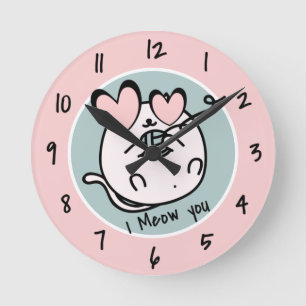Horloges Chatons, Nurserie, Fille Animale Chaton M