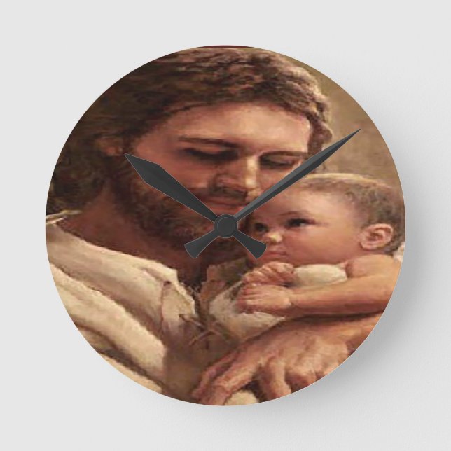 Horloges chrétiennes Jésus et Enfant (Recto)