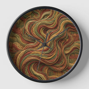 Horloges d'art Abstrait Tourbillon de Fumée Tons T