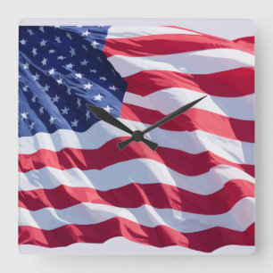Horloges de déco des vétérans patriotiques américa