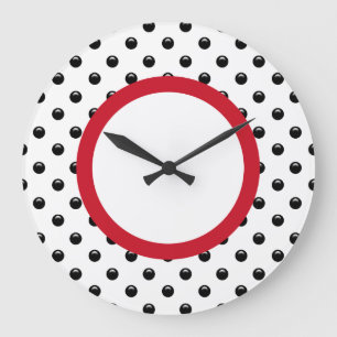 Horloges de la cuisine Polka Dot