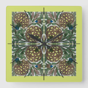 Horloges de William De Morgan Victorian