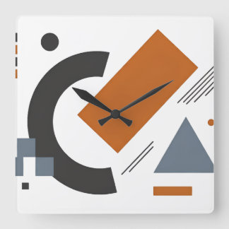 Horloges décoratives avec art géométrique créatif