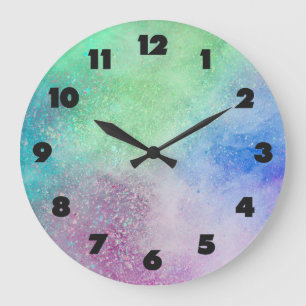 Horloges d'explosion de couleur