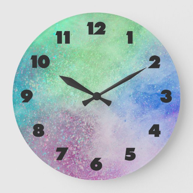 Horloges d'explosion de couleur (Recto)