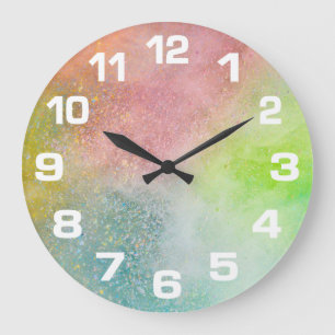 Horloges d'explosion de couleur