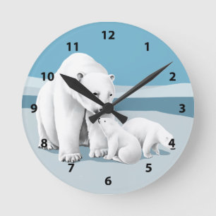 Horloges d'ours blanc