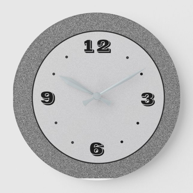 Horloges effet pierre grise avec noir > Horloges s (Recto)