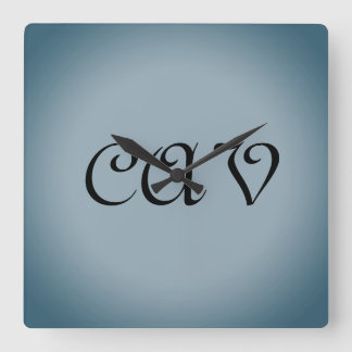 Horloges et montres gris bleu