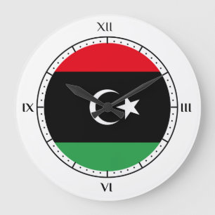 Horloges libyennes de drapeau