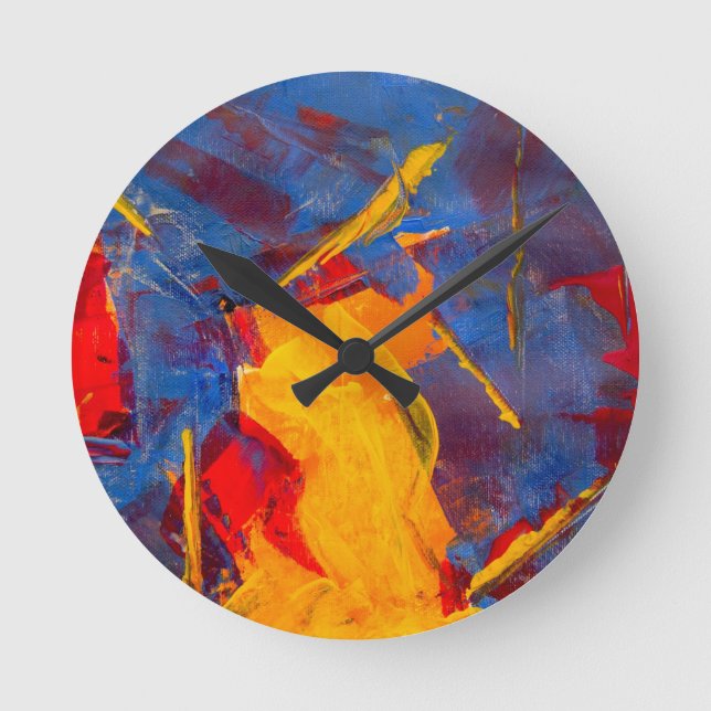 Horloges murales abstraites - Heure de Cocktail (Recto)