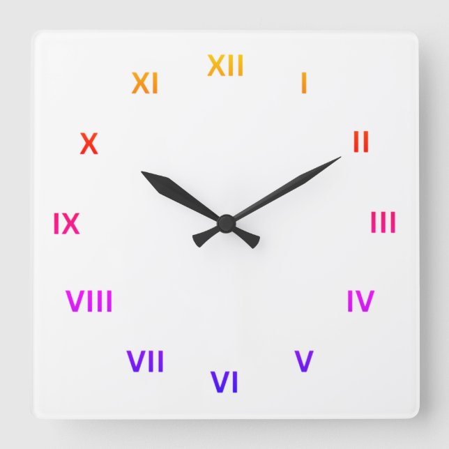Horloges murales antiques en plastique avec chiffr (Recto)