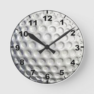 Horloges murales de conception "de boule de golf"