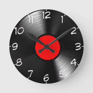 Horloges murales de conception "de disque de LP"