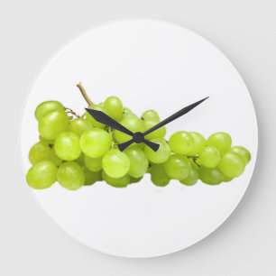 Horloges murales de conception "de raisins verts"