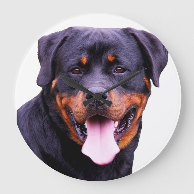 Horloges murales design "Rottweiler" (Recto)