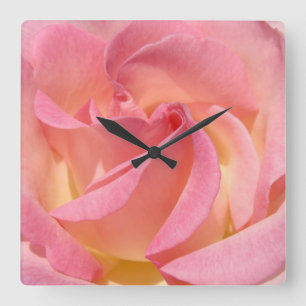 Horloges murales designer spirale de fleur de rose