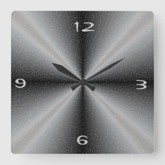Horloges murales grises/blanches avec fond neige