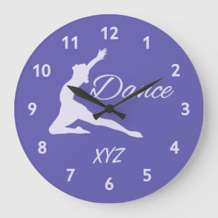 Horloges murales monochromes personnalisées DANCE