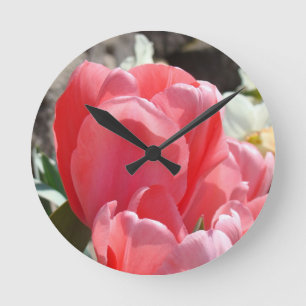 Horloges murales personnalisées Fleurs de Tulipe R