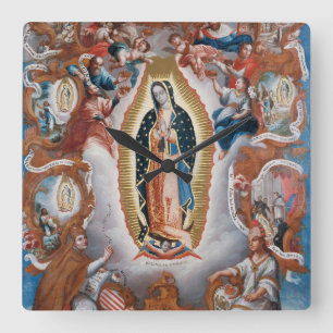 Horloges murales "Vierge de Guadalupe"