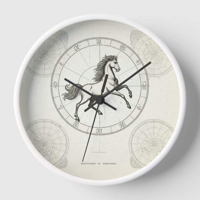 Horloges murales Zodiac et Constellation (Recto)