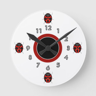 Horloges mures à la paroi de Ladybug