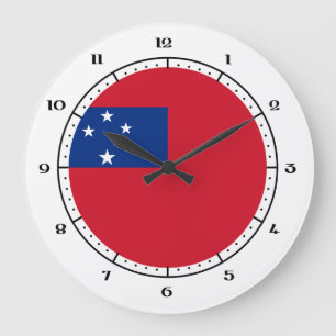 Horloges Samoanes de drapeau