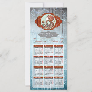 Horoscope Calendrier Card 2017 ~ Aquarius