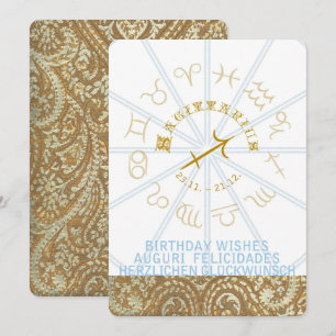 HOROSCOPE ~ Invitation d'anniversaire - Sagittariu