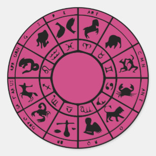horoscope moderne zodiac astrologie or autocollant