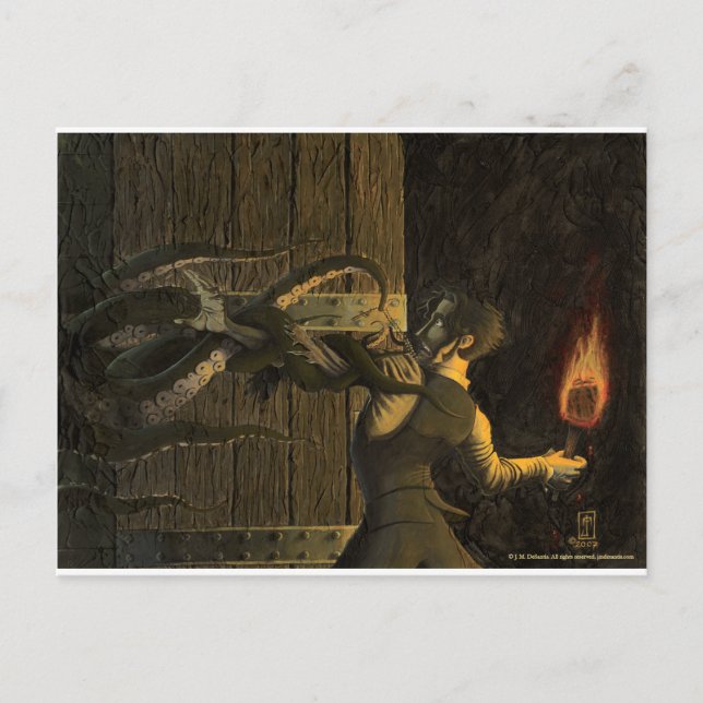 Horreur au-delà de la porte - Carte postale (Devant)