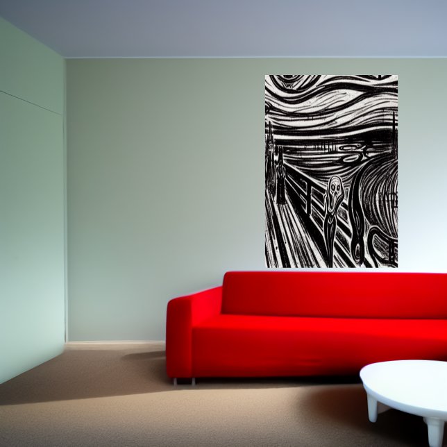 Horreur sur le pont | AI Art Poster (Créateur téléchargé)