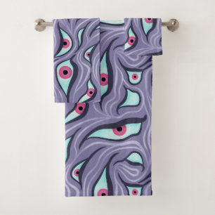 Horreur Yeux mal Purple Pastel Goth