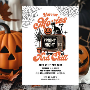 Horror Films Night Party Invitation