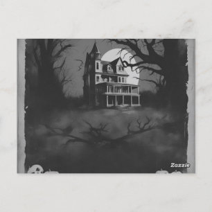 Horror Movie Poster Halloween Party Invitation