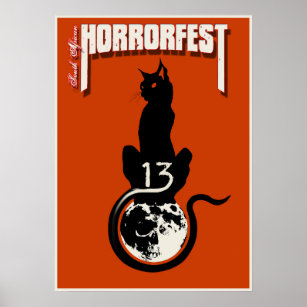 HorrorFest Lucky #13 Poster de chat