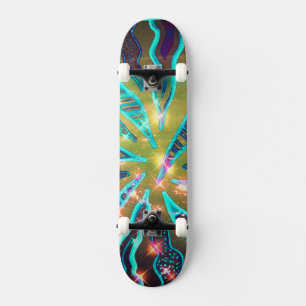 Hors de ce monde Graffiti Skateboard