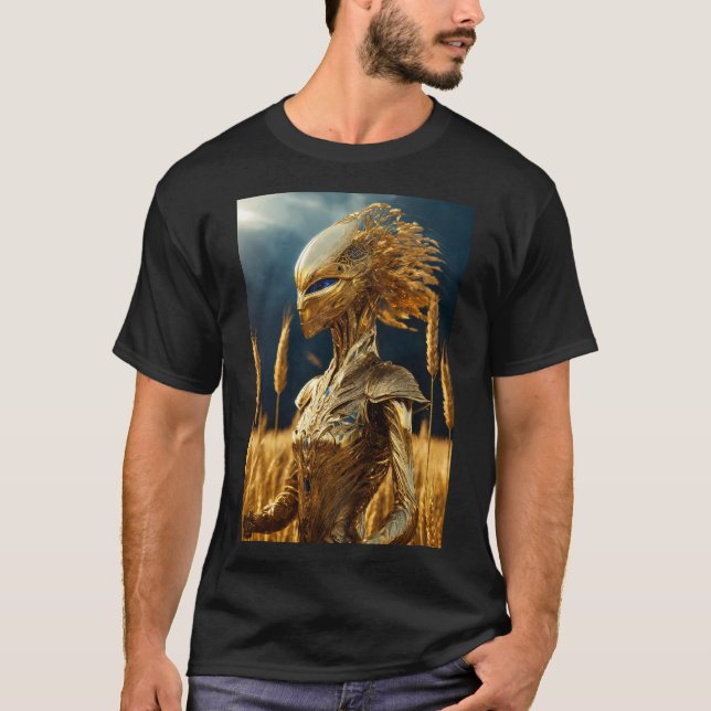 "Hors de ce monde : T-shirt Alien imprimé" (Devant)