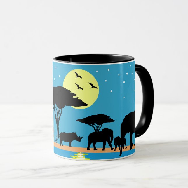 Hors de la tasse combinée de l'Afrique (Devant droit)