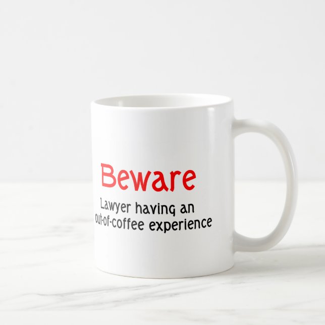 Hors de la tasse d'avocat d'expérience de café (Droite)