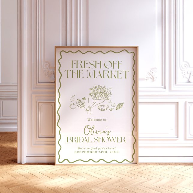 Hors Fête des mariées Affiche de bienvenue 24x36" (Créateur téléchargé)