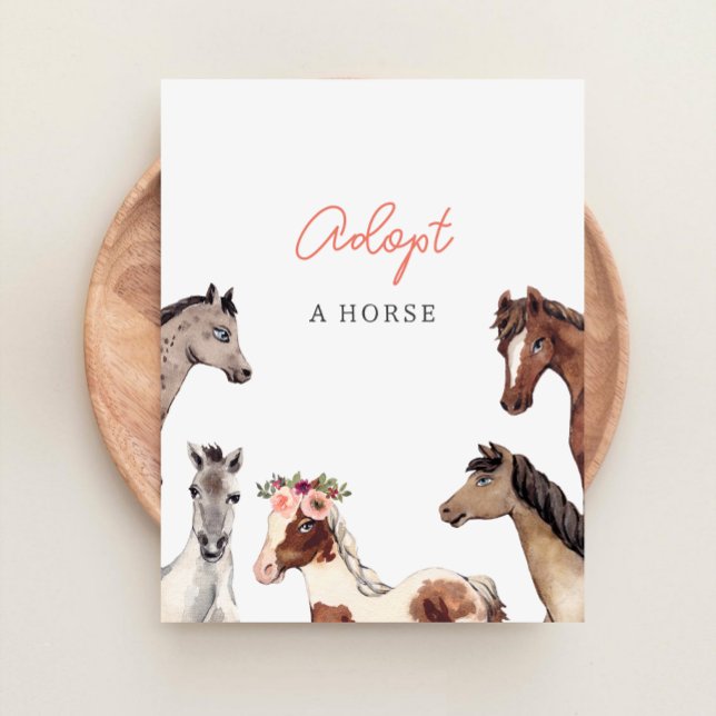 Horse Adoption Station Sign  (Créateur téléchargé)