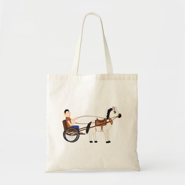 Horse And Buggy Tote Bag (Devant)