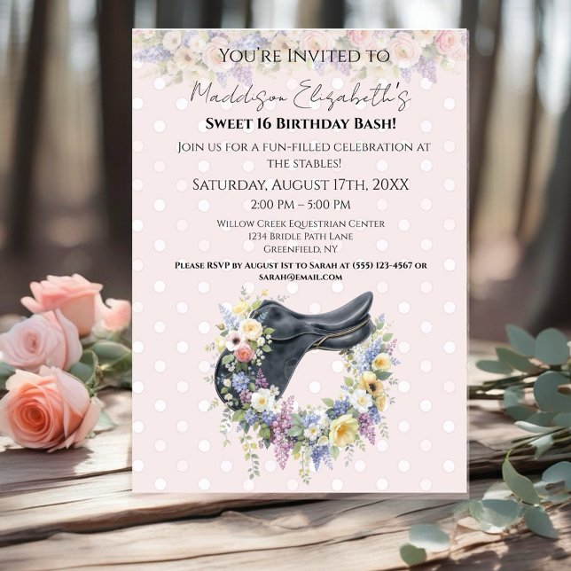 Horse Birthday (This charming design sets the scene for a fun-filled celebration.)