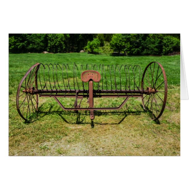 Horse Drawn Hay Rake (Devant horizontal)