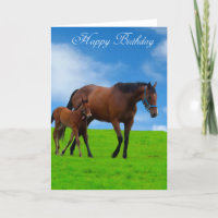 Horse Images pour carte de voeux
