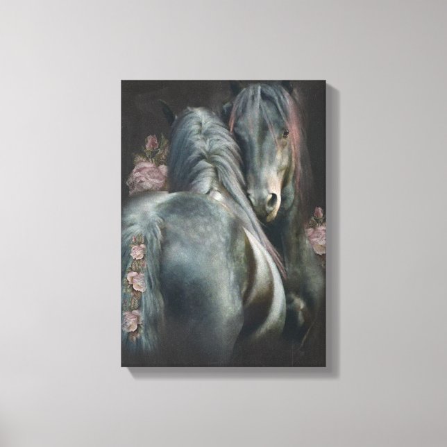 Horse Love - Toile Enveloppée (Recto)