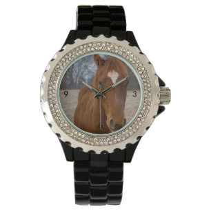 Horse pose poignet montre