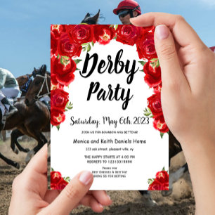 Horse Racing Derby Day Party Invitation